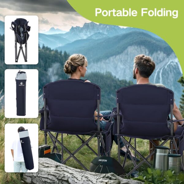 "GREEN PARTY"  Folding Camping Chair - Image 2