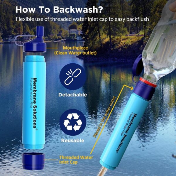 Membrane Solutions Straw Water Filter